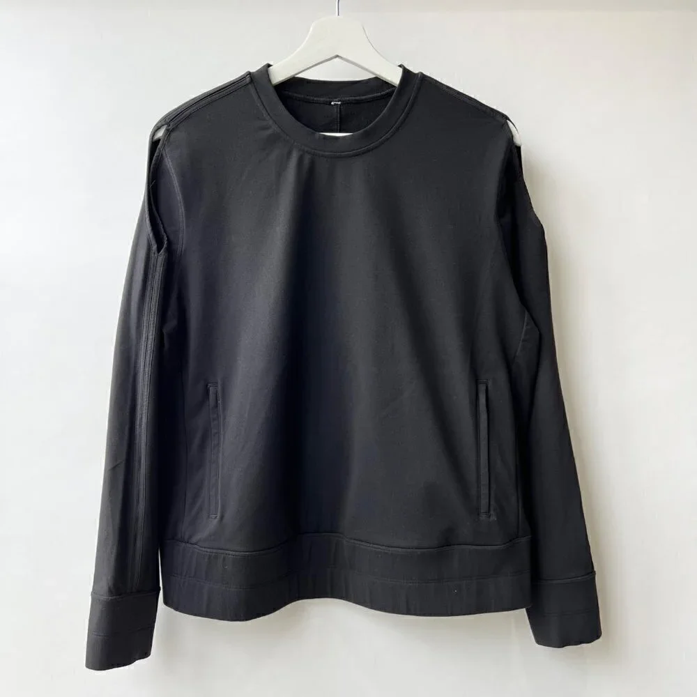 Lululemon Cold shoulder Sweatshirt, Black, Size M M46
